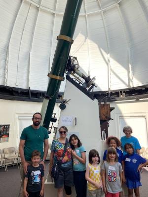 group with 13" telescope
