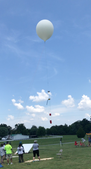 weather balloon launch